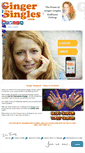 Mobile Screenshot of gingersingles.com